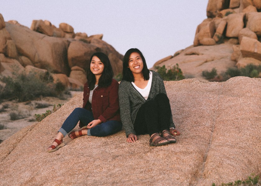 Jennifer and Vivian at Joshua Tree National Park