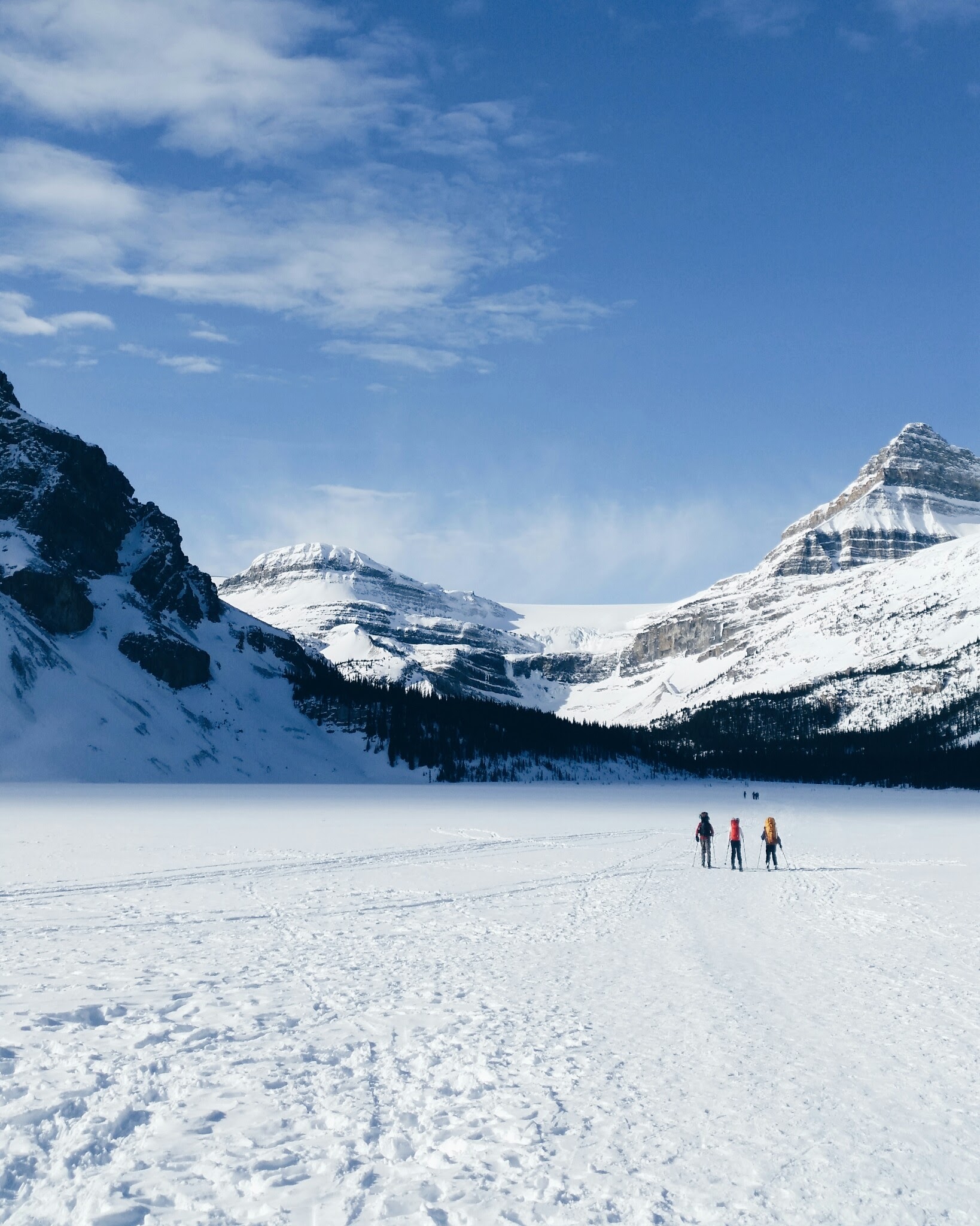Bow Lake in Banff National Park