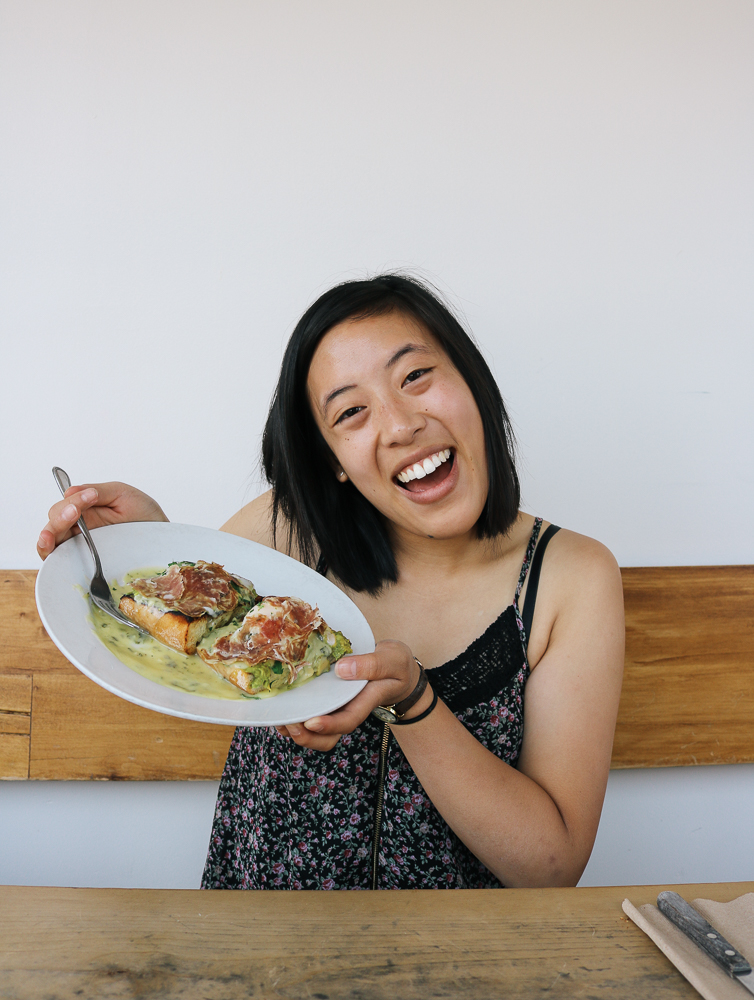 Vivian's dish at Forage restaurant