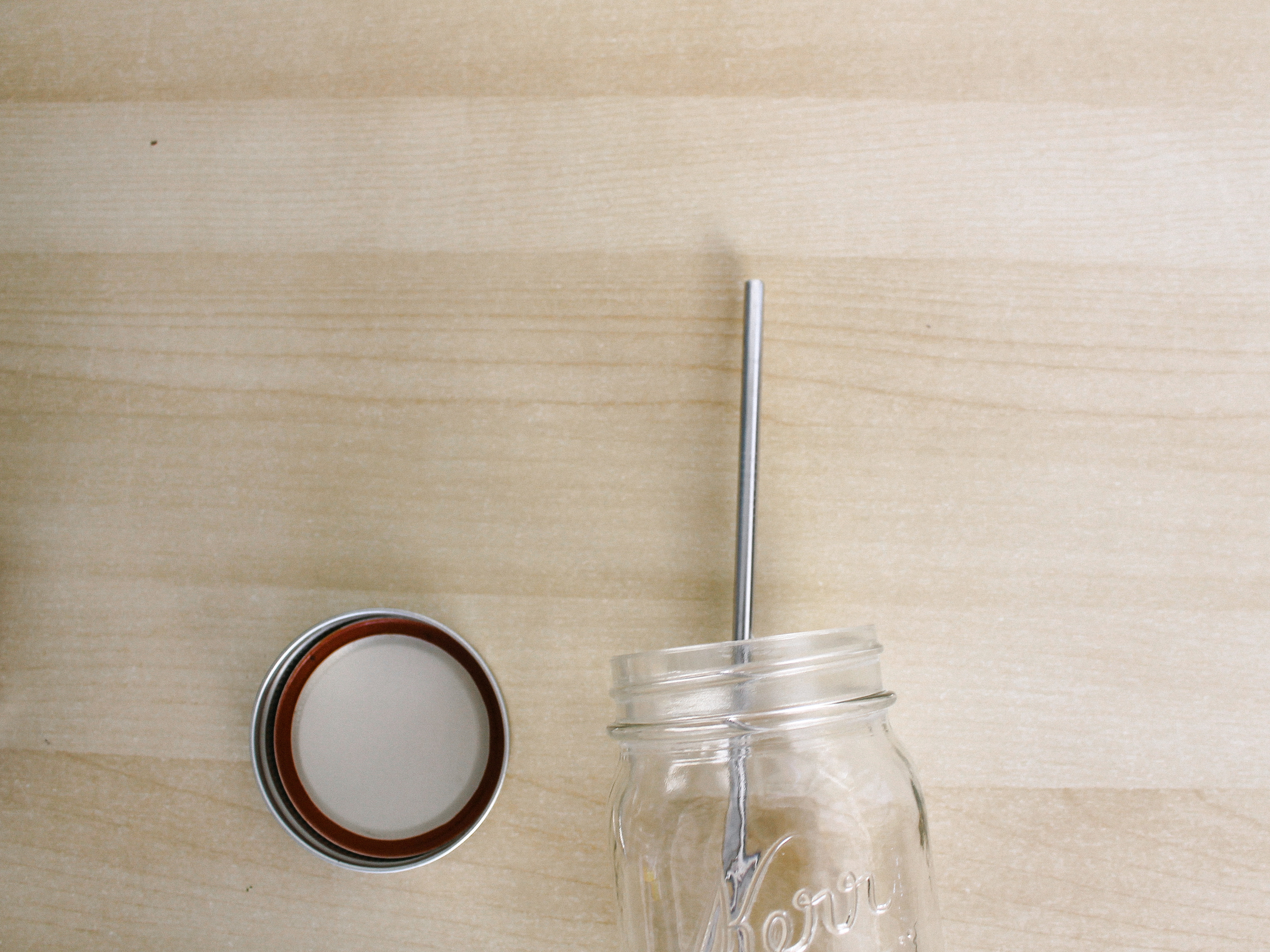 zero waste mason jar