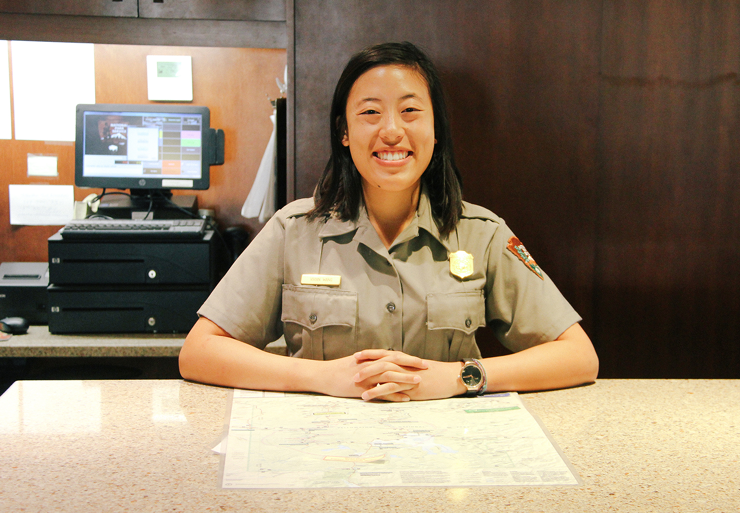 Ready to help at the front desk