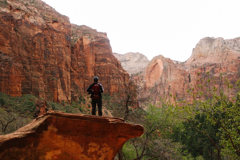 Friend in Zion National Park