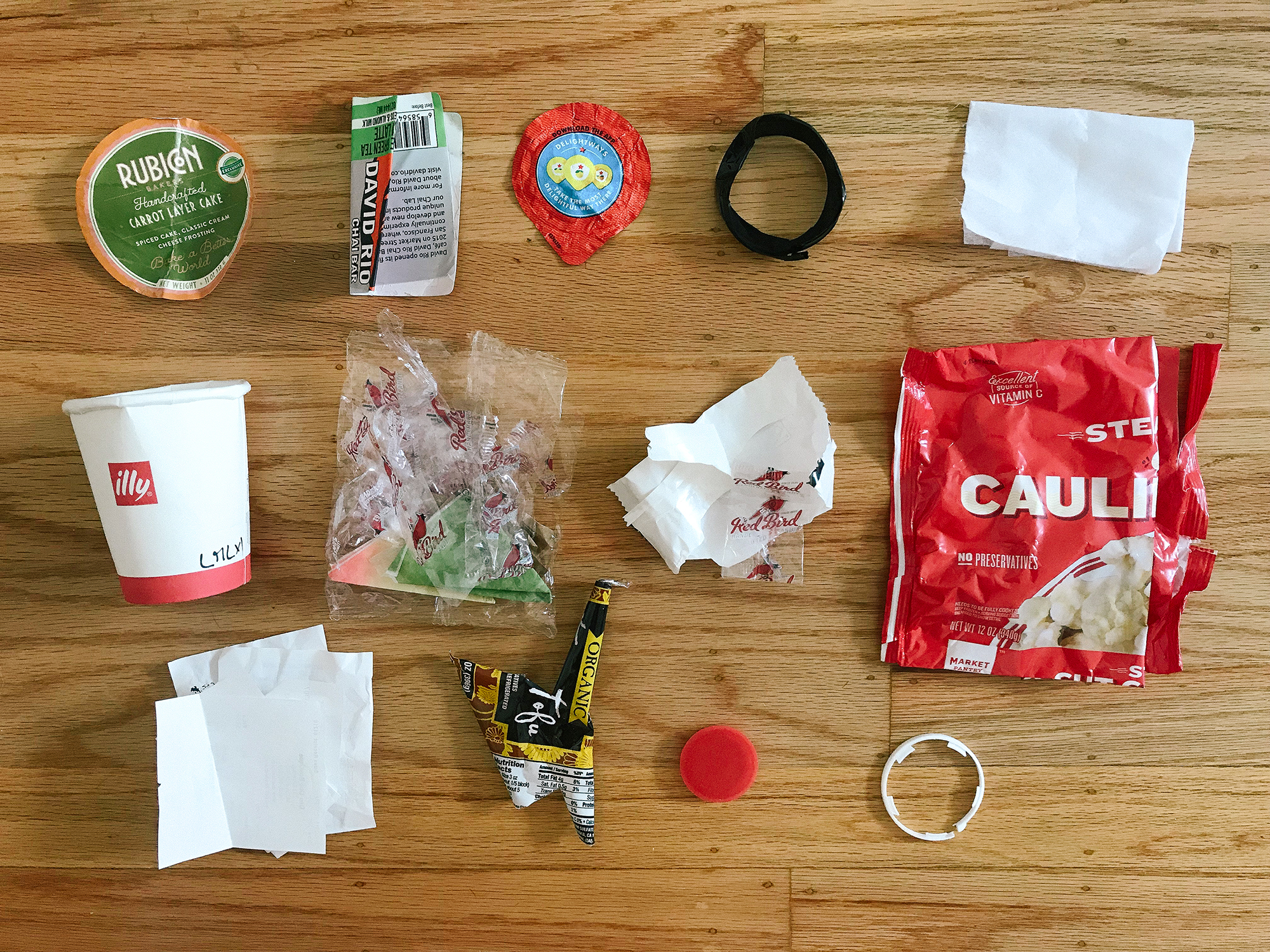 trash in my mason jar